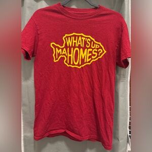 Chiefs Patrick Mahomes Red Graphic Tee size small